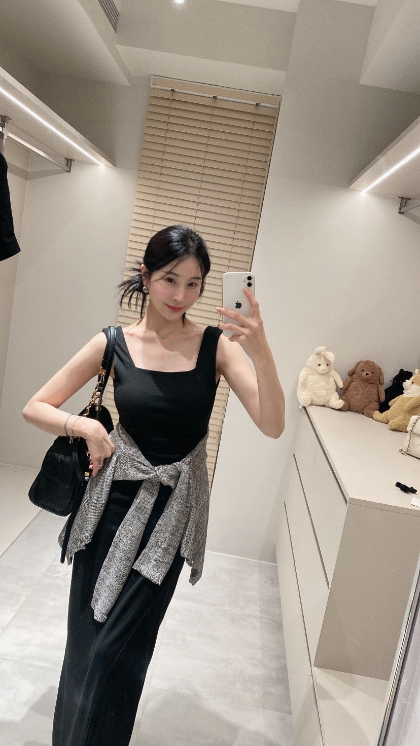 顯瘦抓皺長洋裝