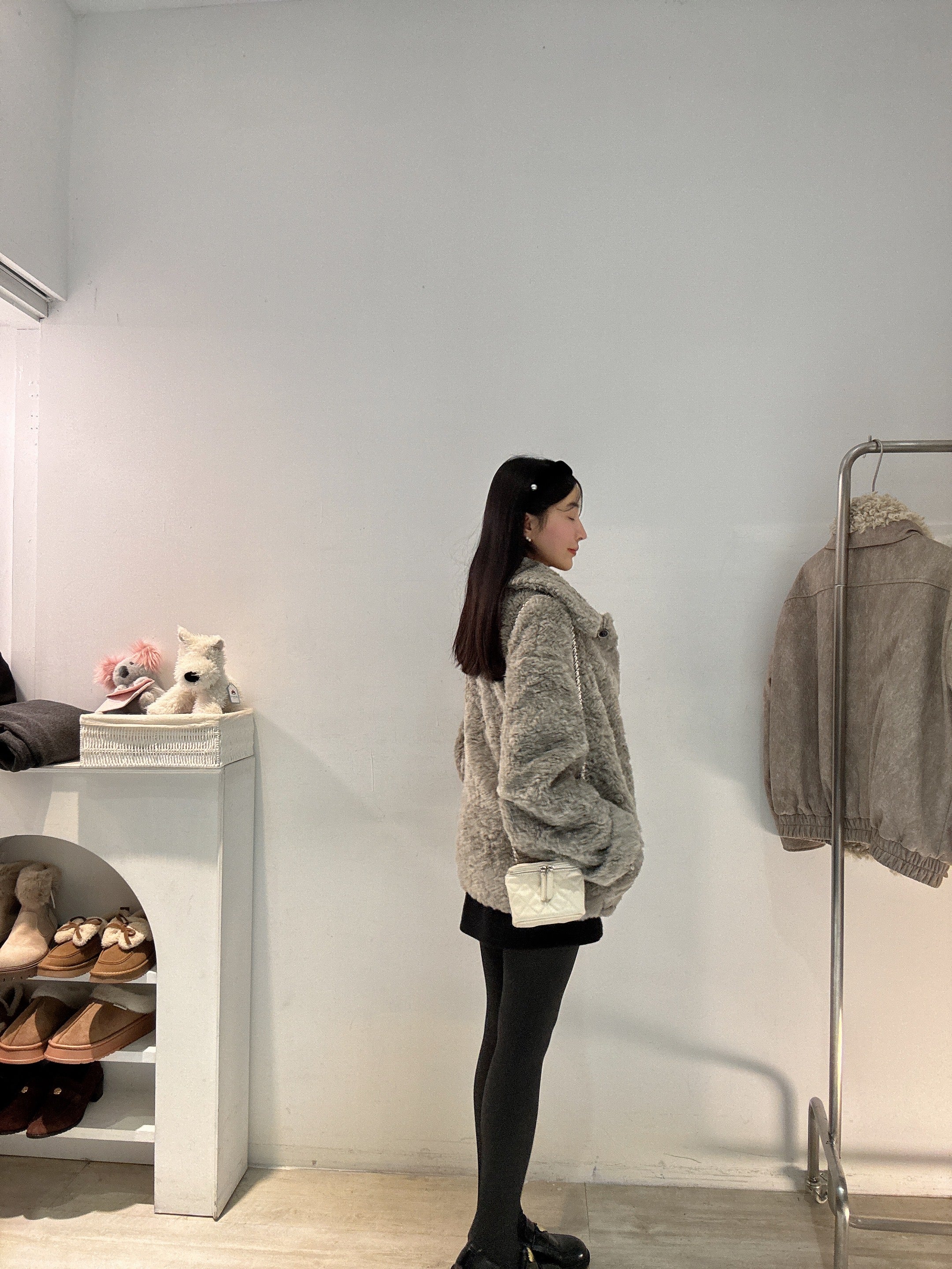 輕奢感羊絨外套