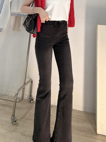 大口袋煙灰喇叭褲