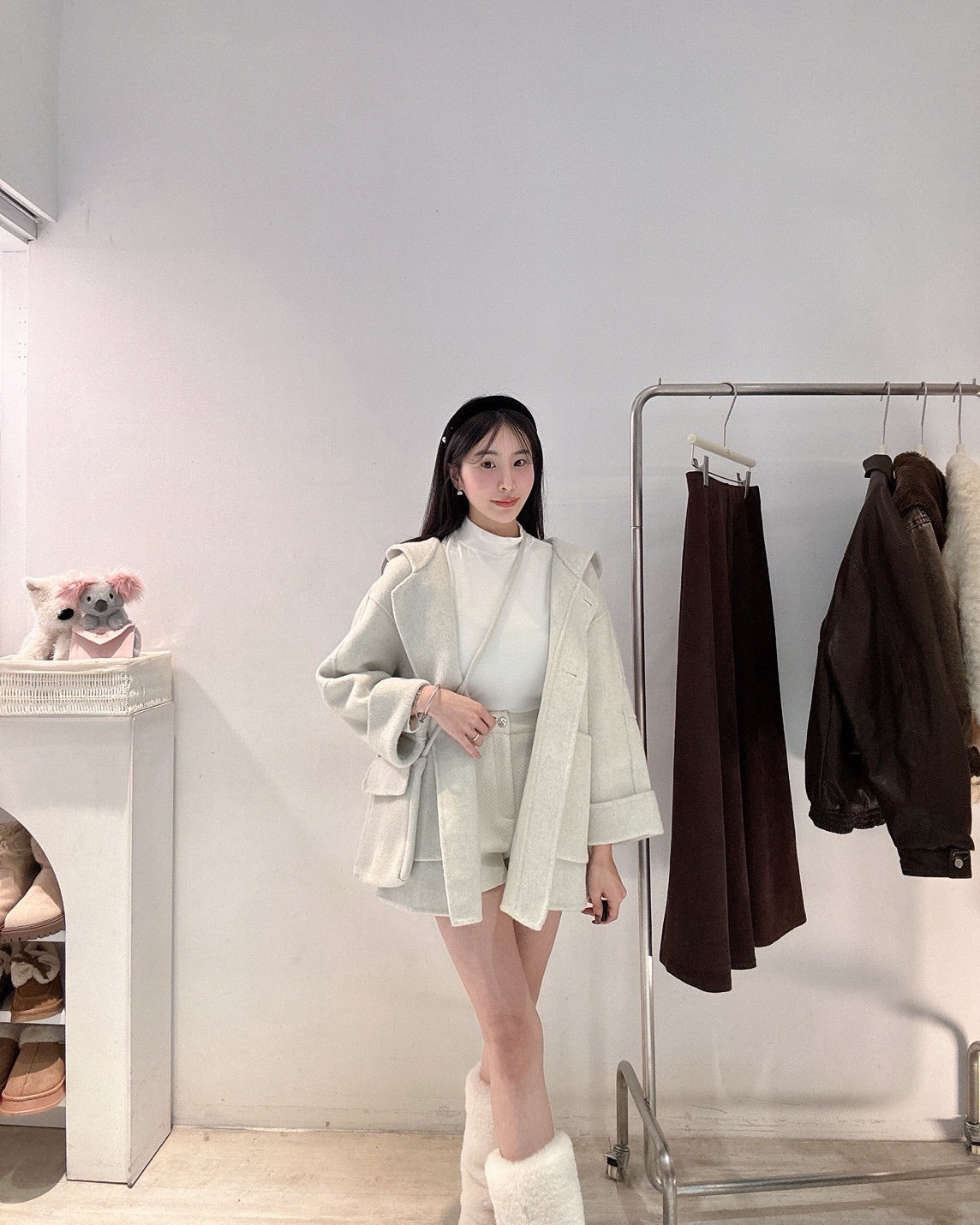 中長版羊毛手工大衣