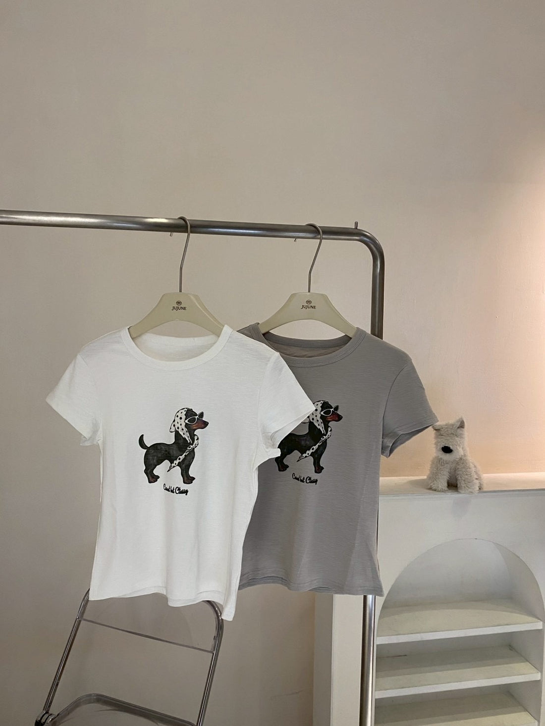 臘腸狗彈力涼感tee
