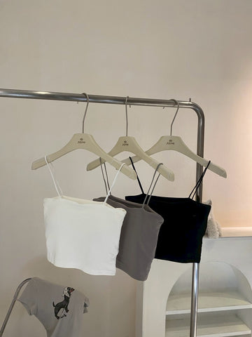 超細肩帶涼感bra top