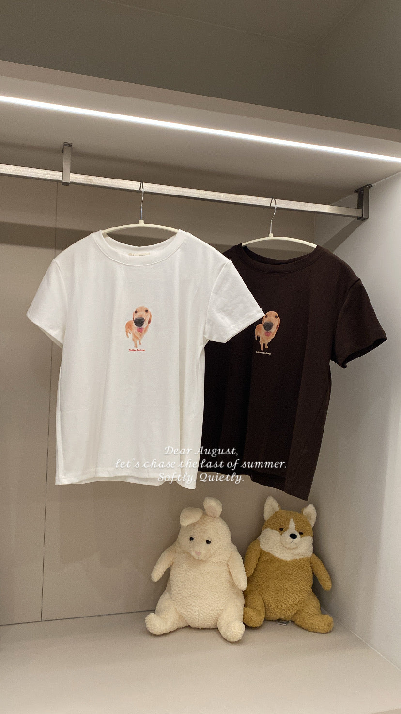 狗狗🐶彈力圓領上衣