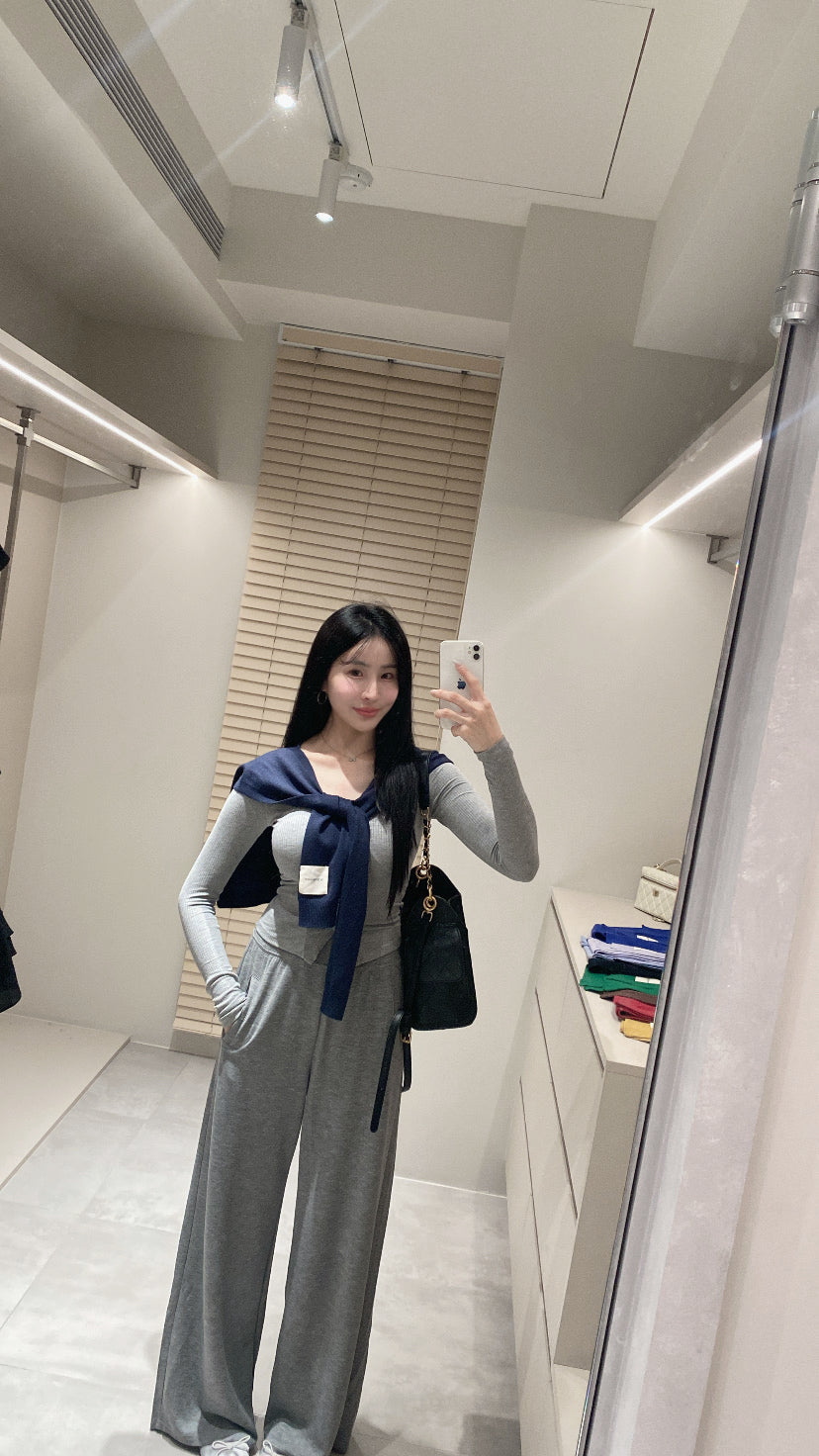 排扣不跑杯坑紋上衣
