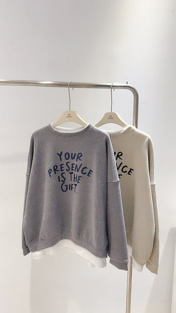 高質感內刷絨拼接衛衣