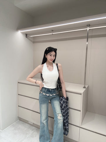 不跑杯繞脖美背心