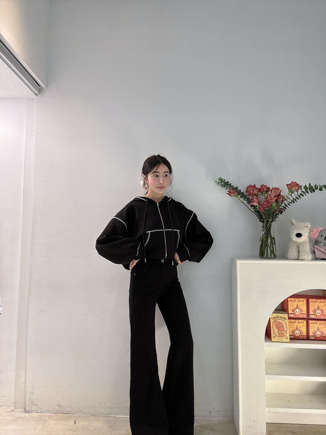 逆天長腿落地褲