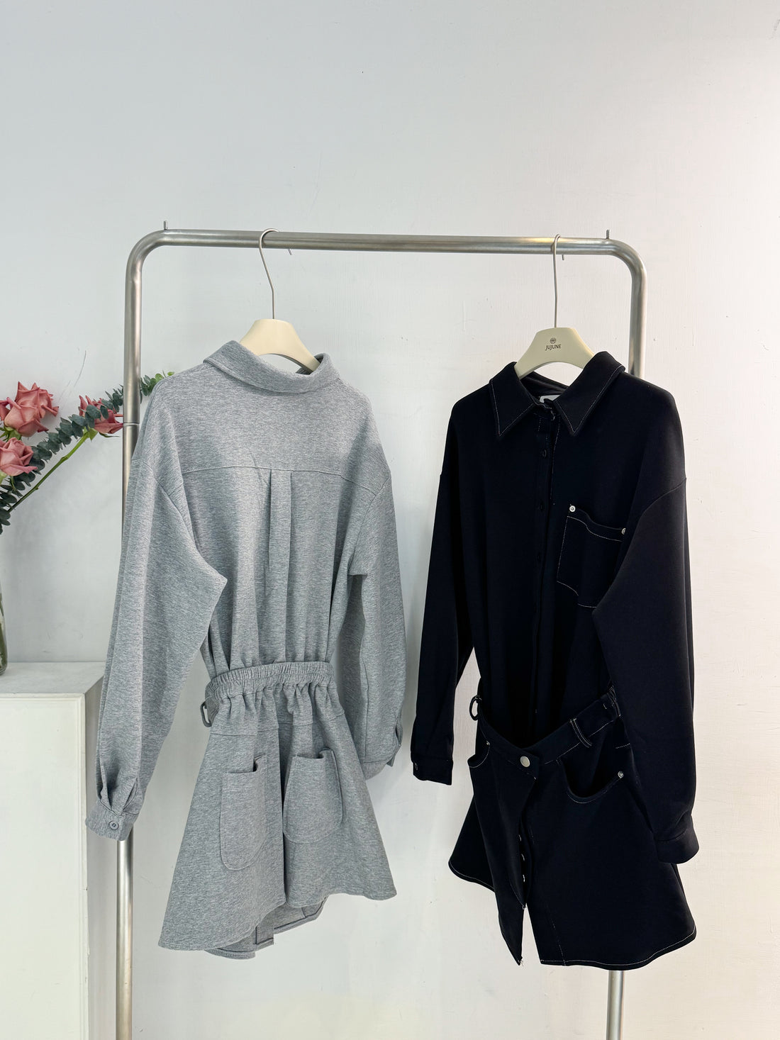 假兩件襯衫短洋