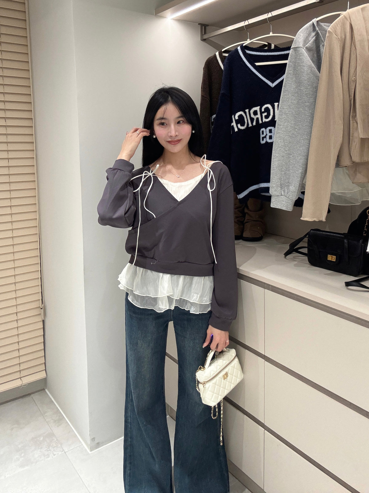 假兩件仙女上衣