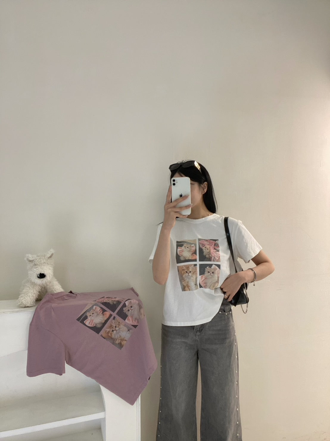 貓貓水洗tee