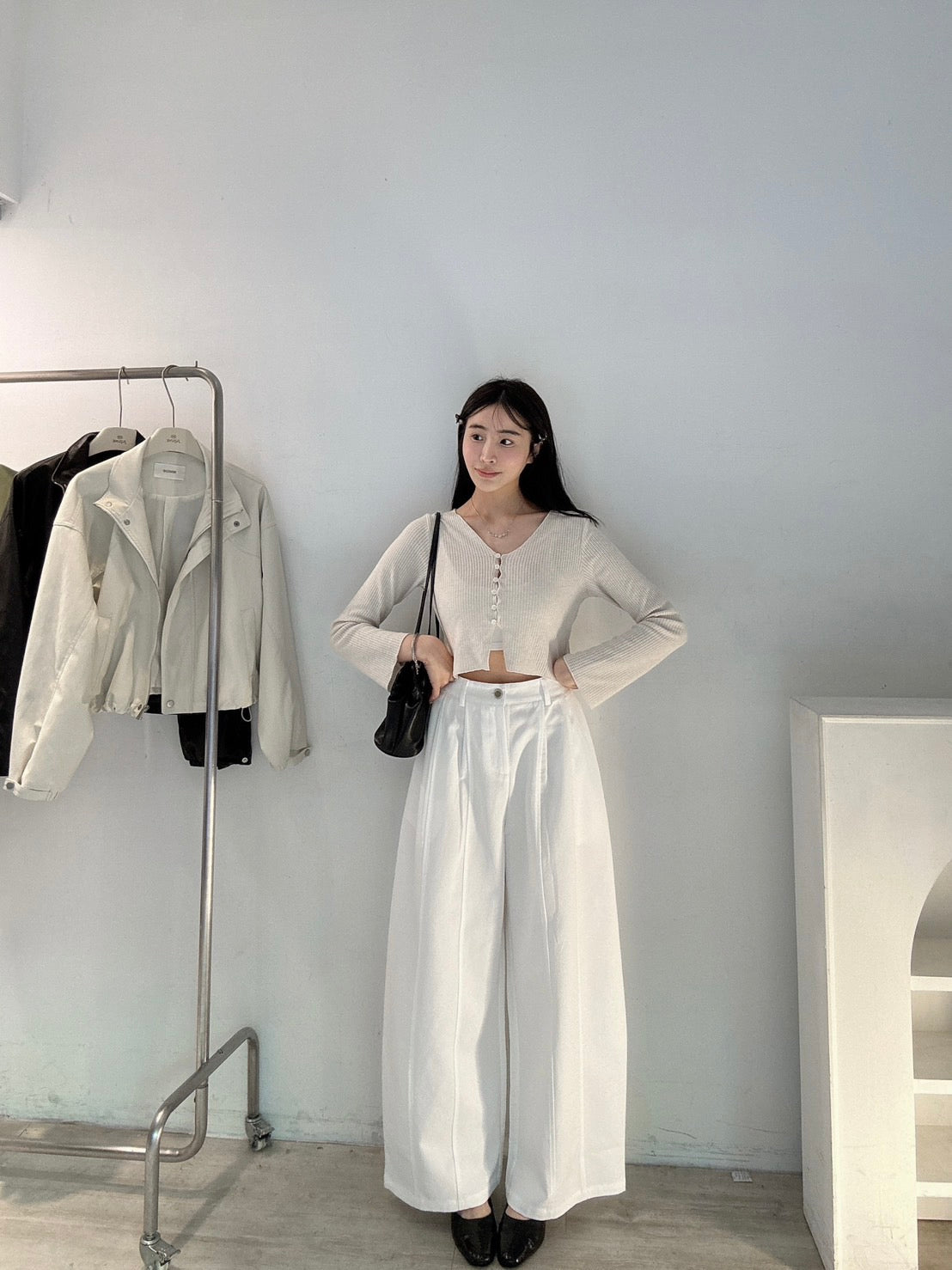 設計款高質感繭型褲