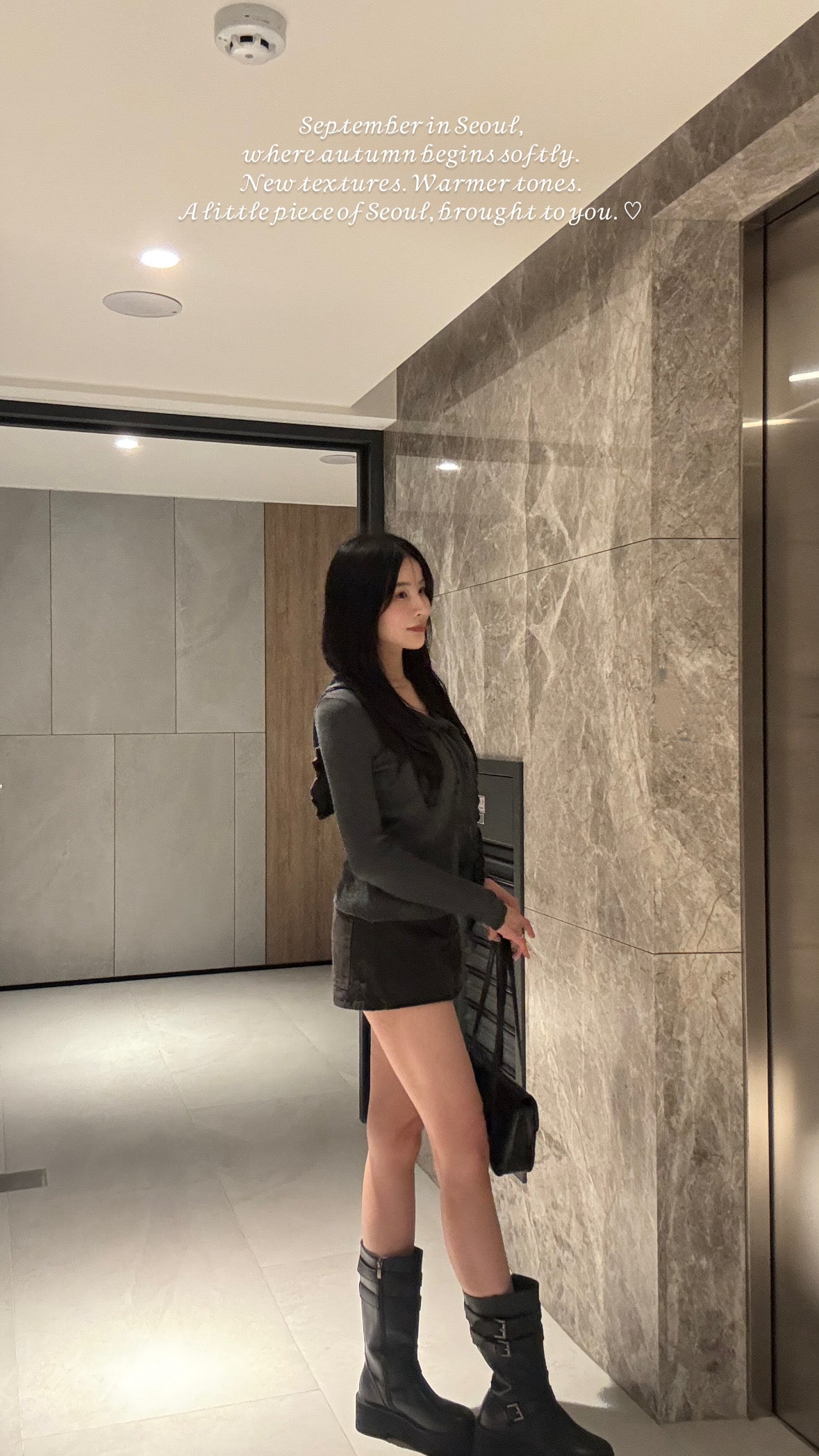 辣長腿牛仔褲裙