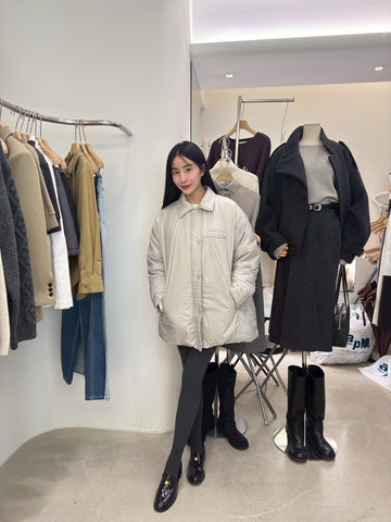 超輕巧收腰鴨絨外套