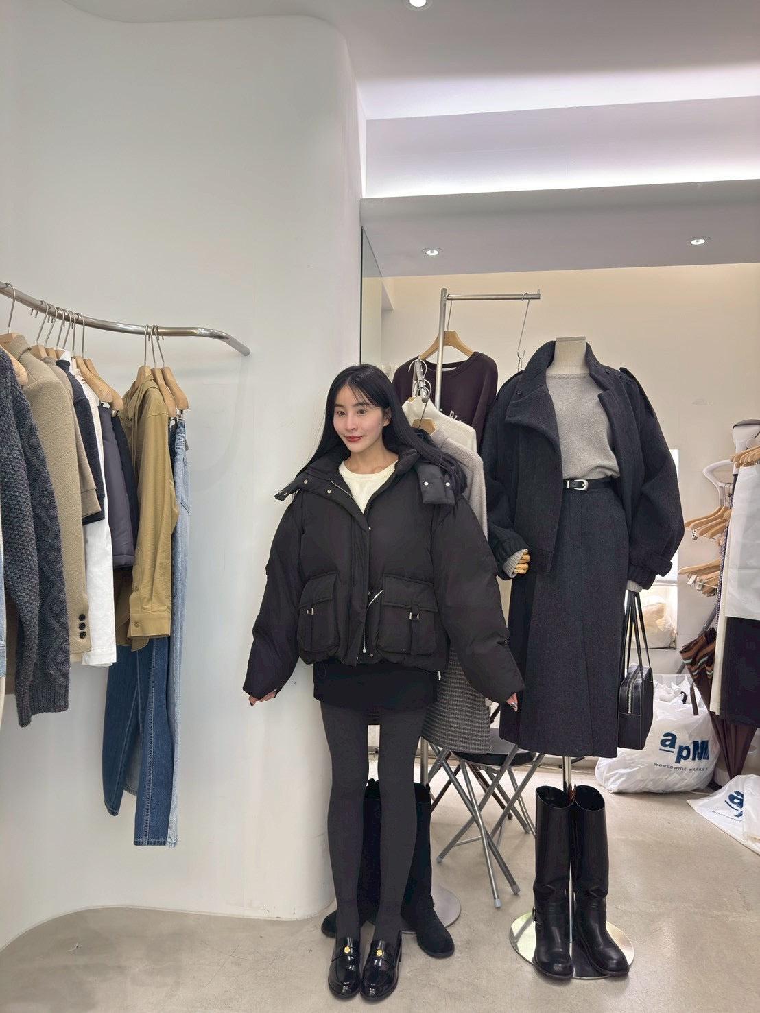 高訂款連帽鴨絨外套