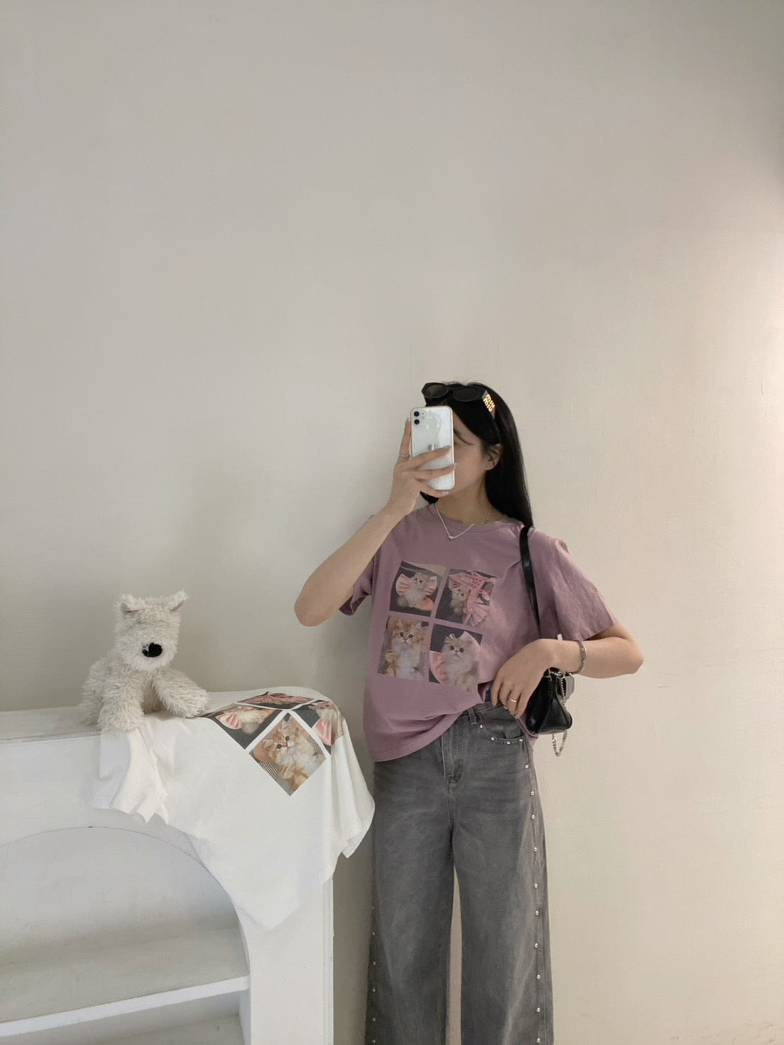 貓貓水洗tee