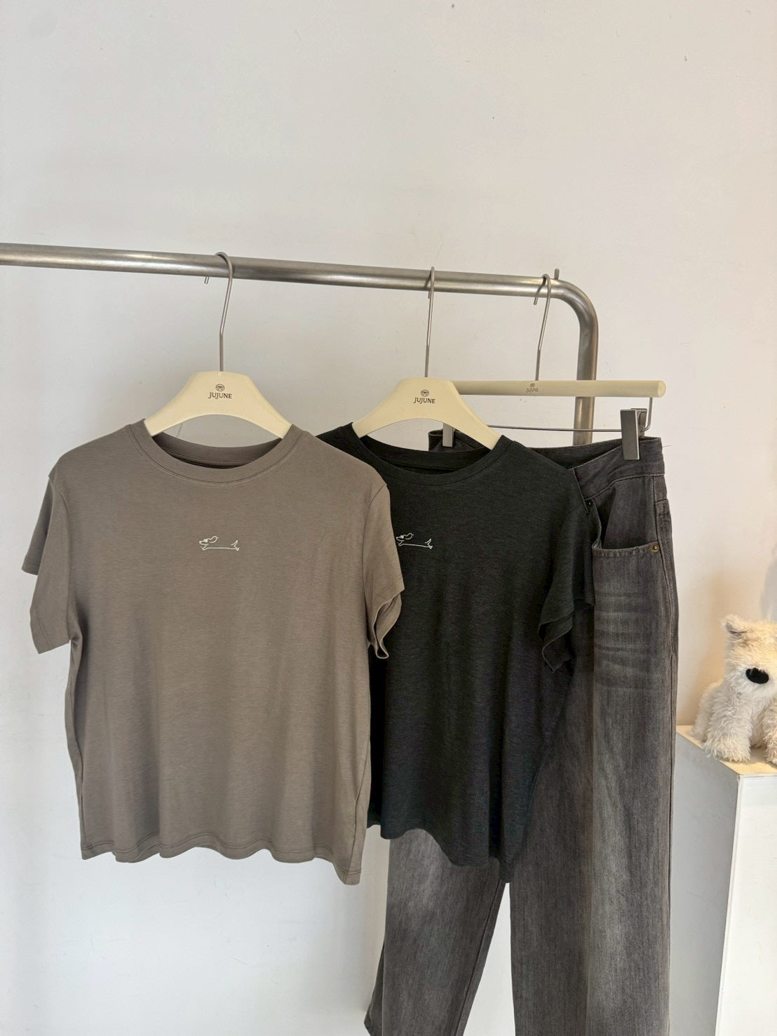 手繪狗狗涼感tee