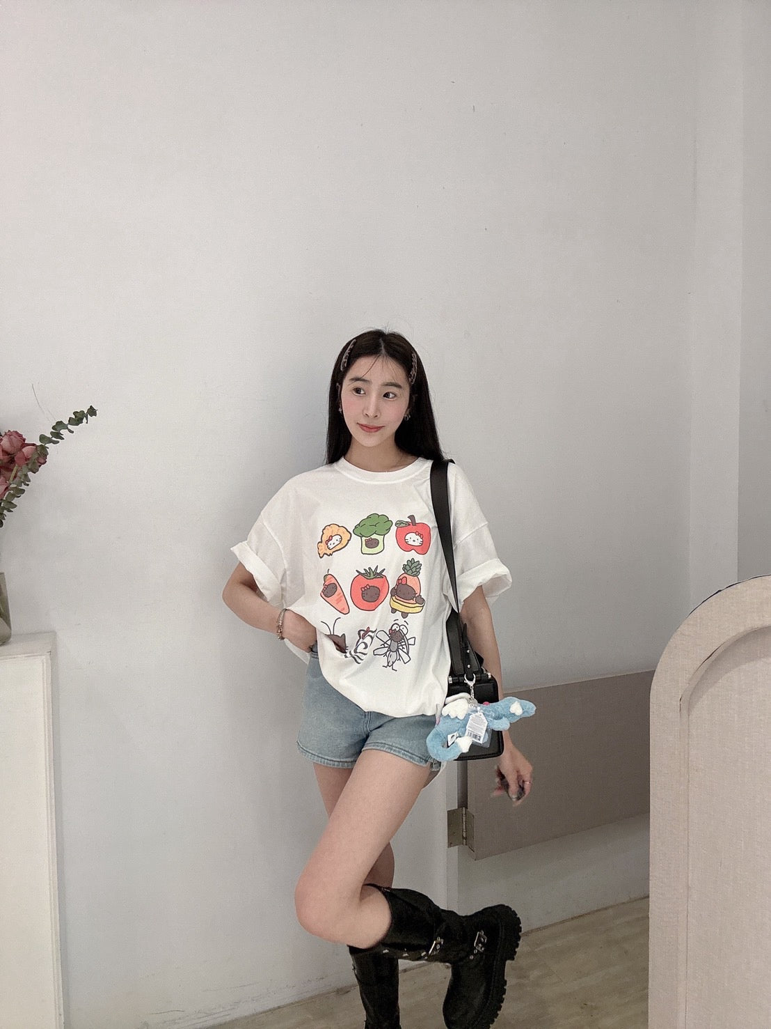 蔬菜🥬寬鬆水洗tee