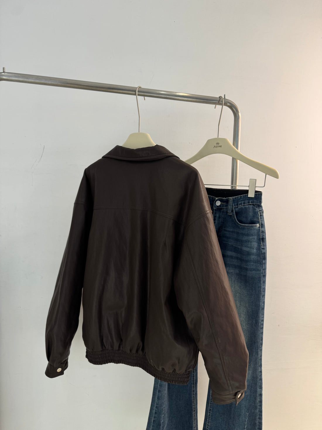 可麗露皮質夾克