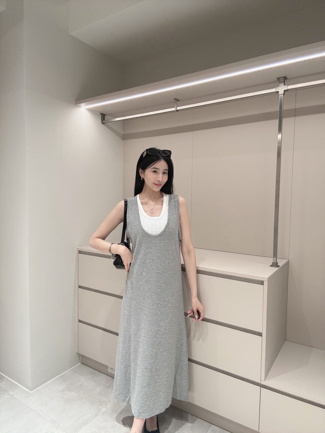 兩件式涼感簡約洋裝