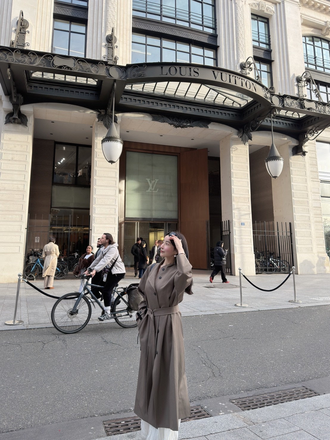 設計款長版風衣