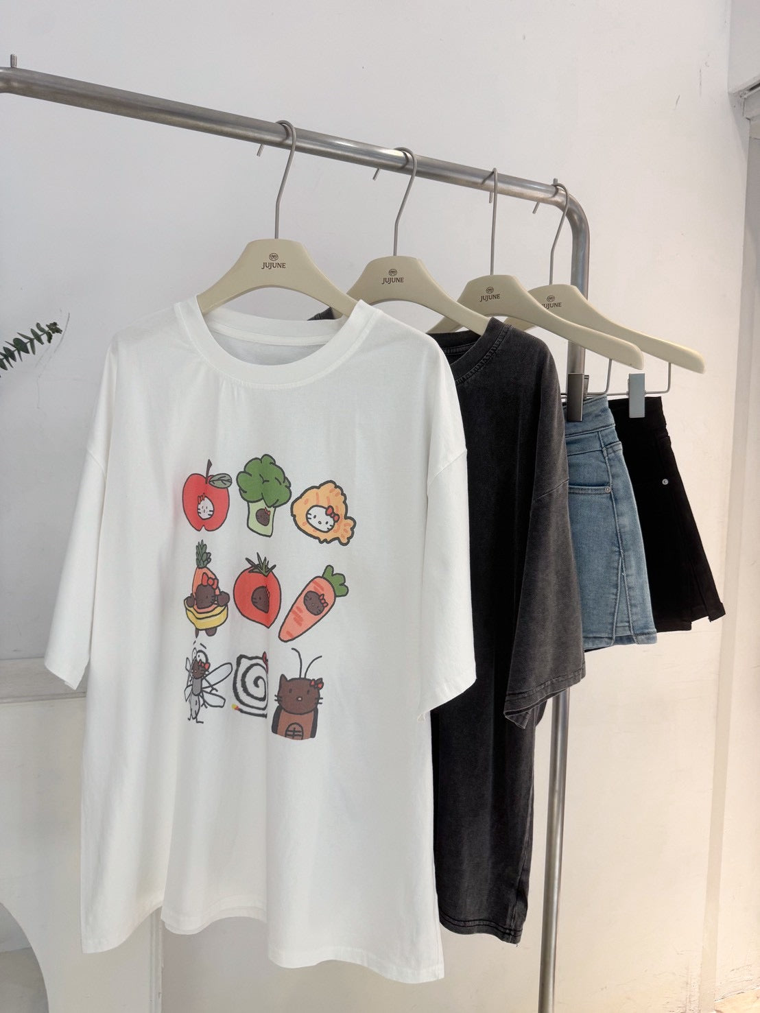 蔬菜🥬寬鬆水洗tee