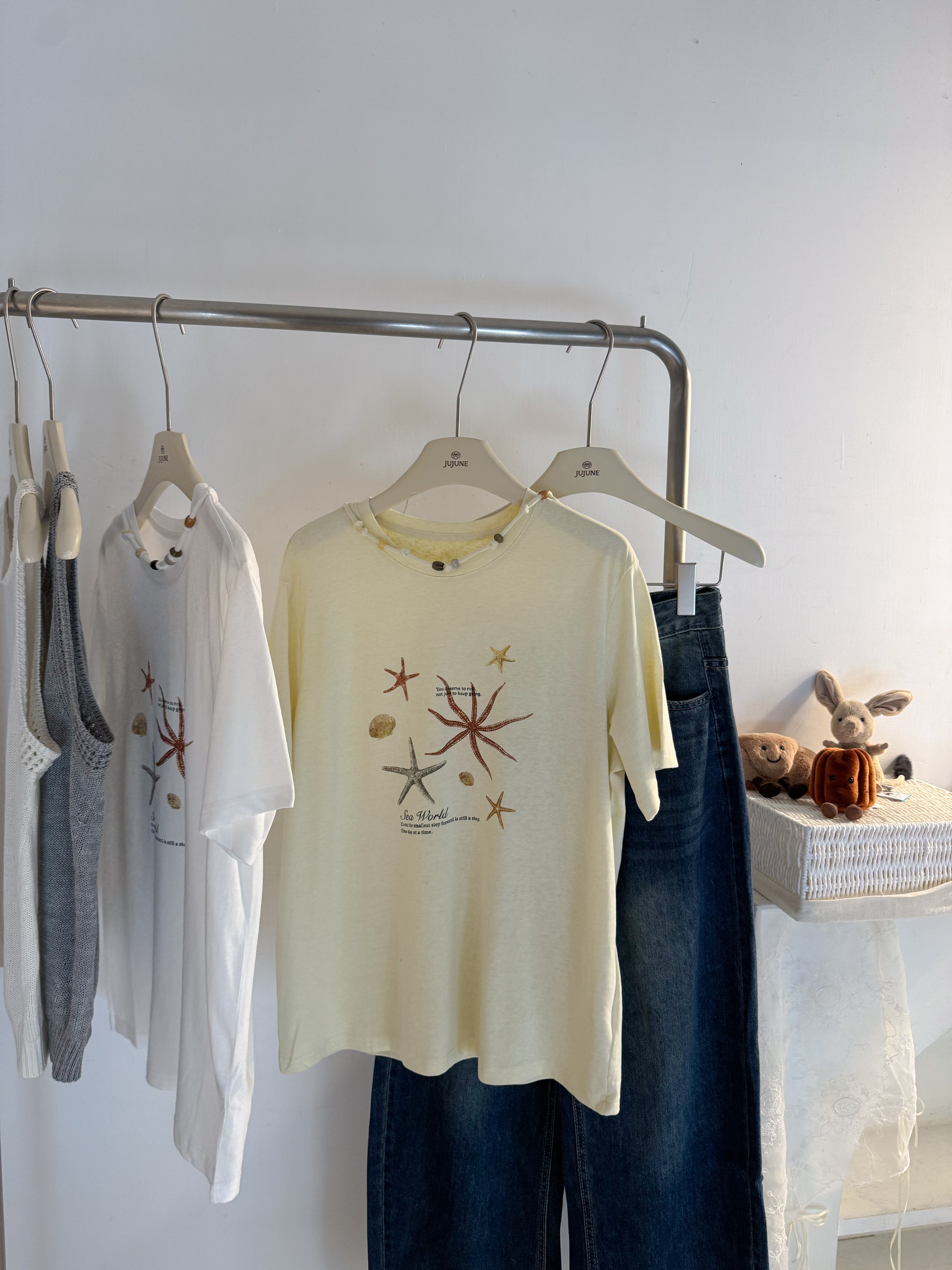 項鍊海星涼感tee