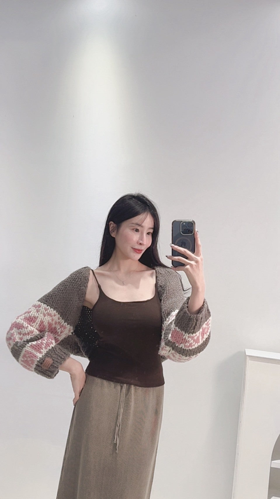 細肩帶磨毛小背心