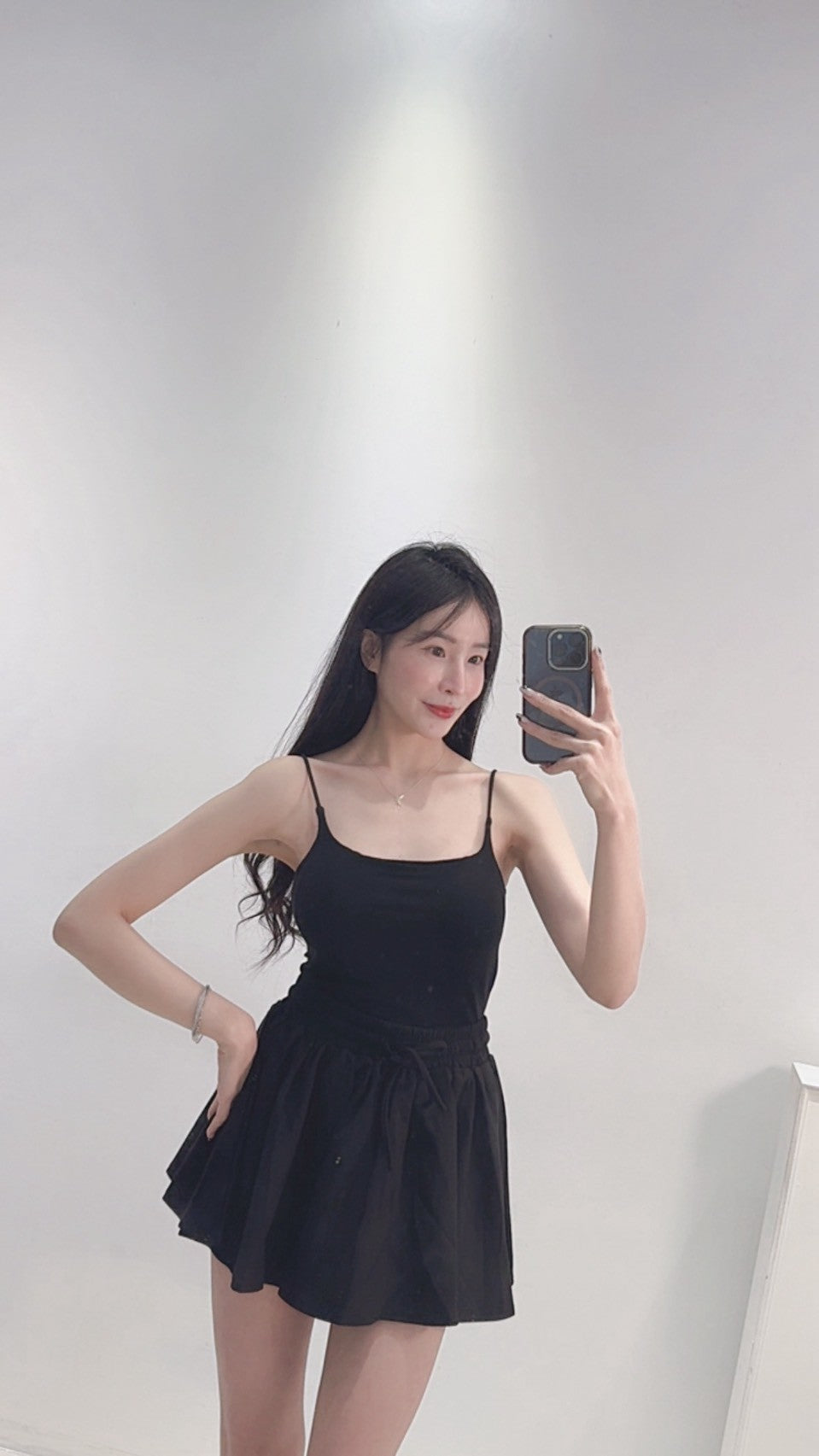 細肩帶磨毛小背心