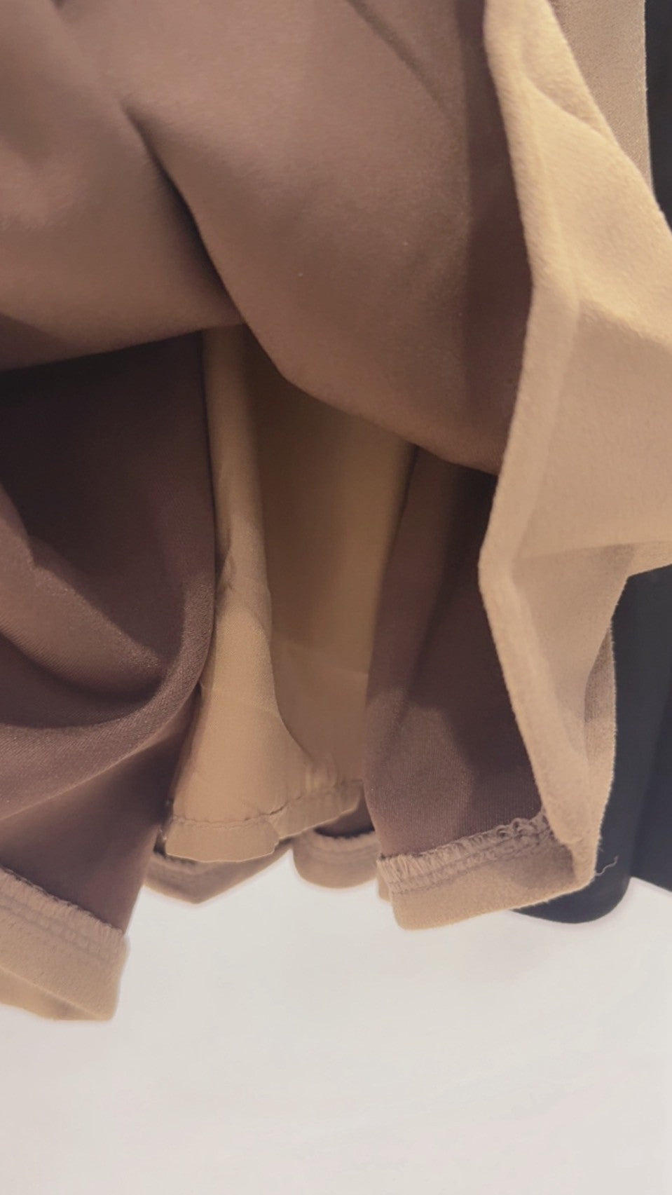 長腿視覺麂皮褲裙