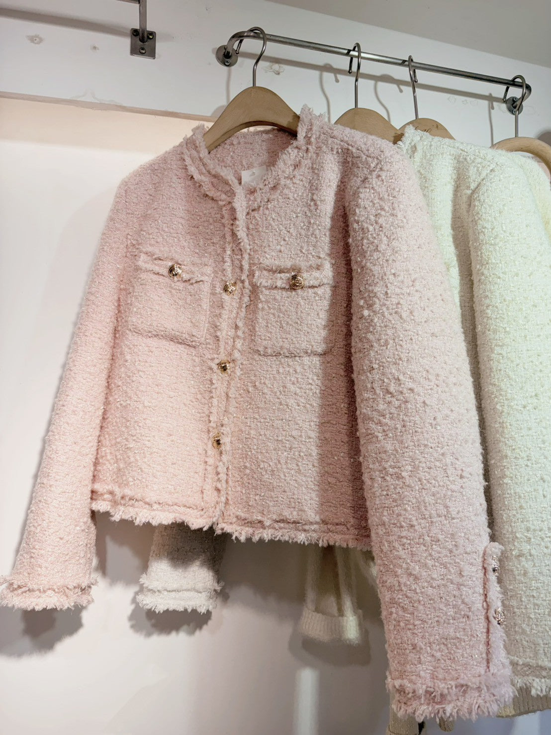 小香風羽絨外套