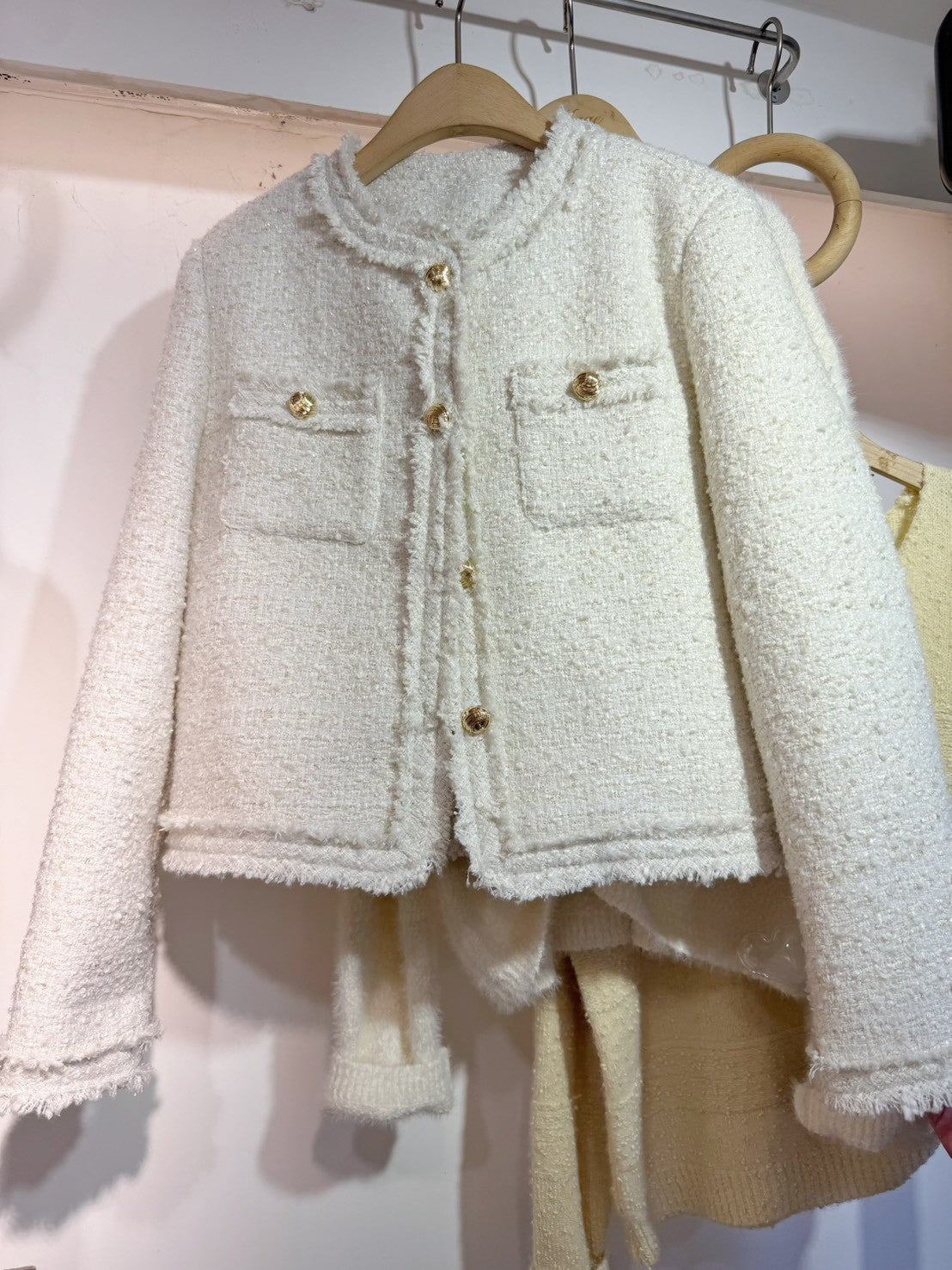 小香風羽絨外套