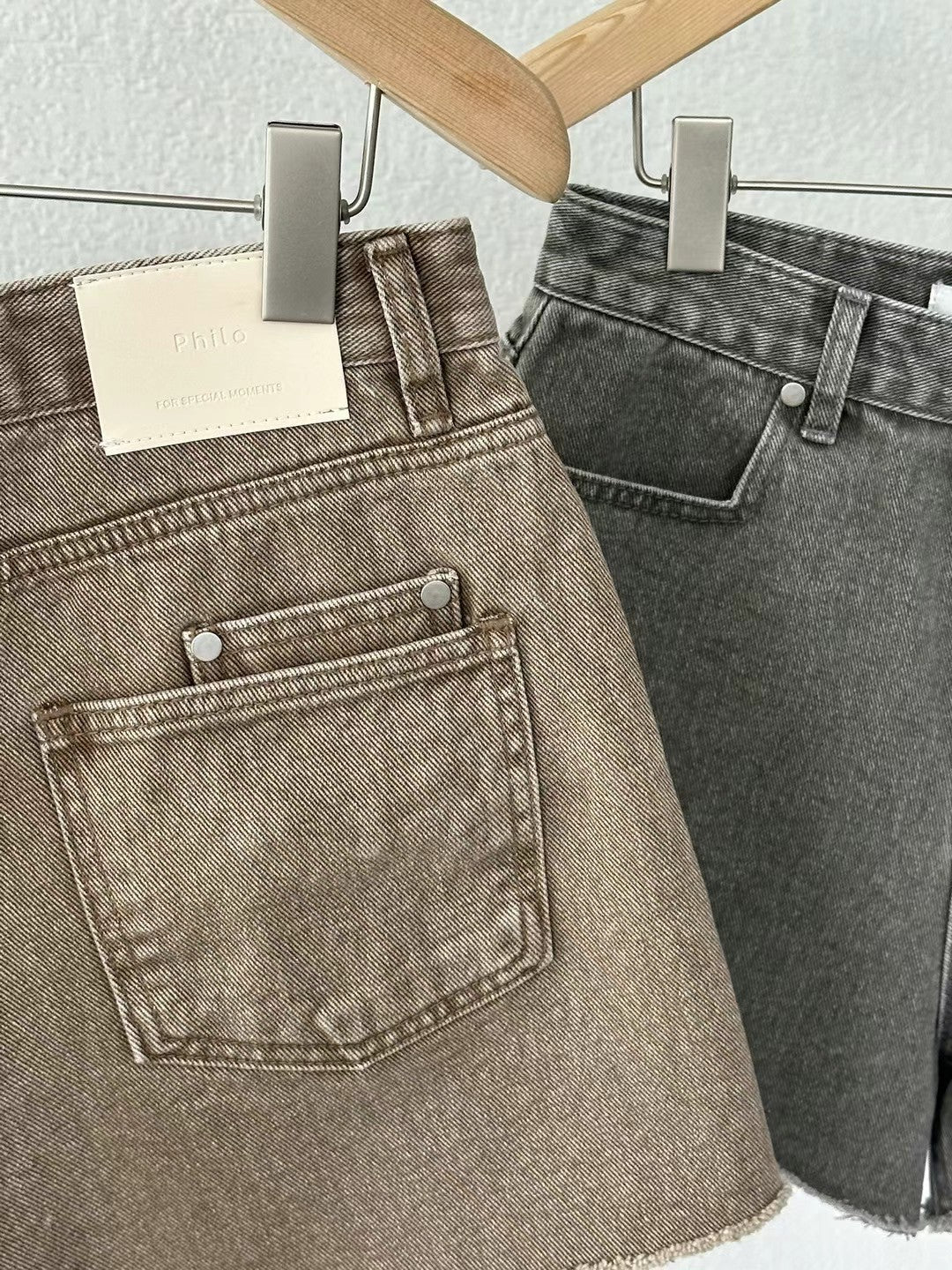 私心款水洗短褲