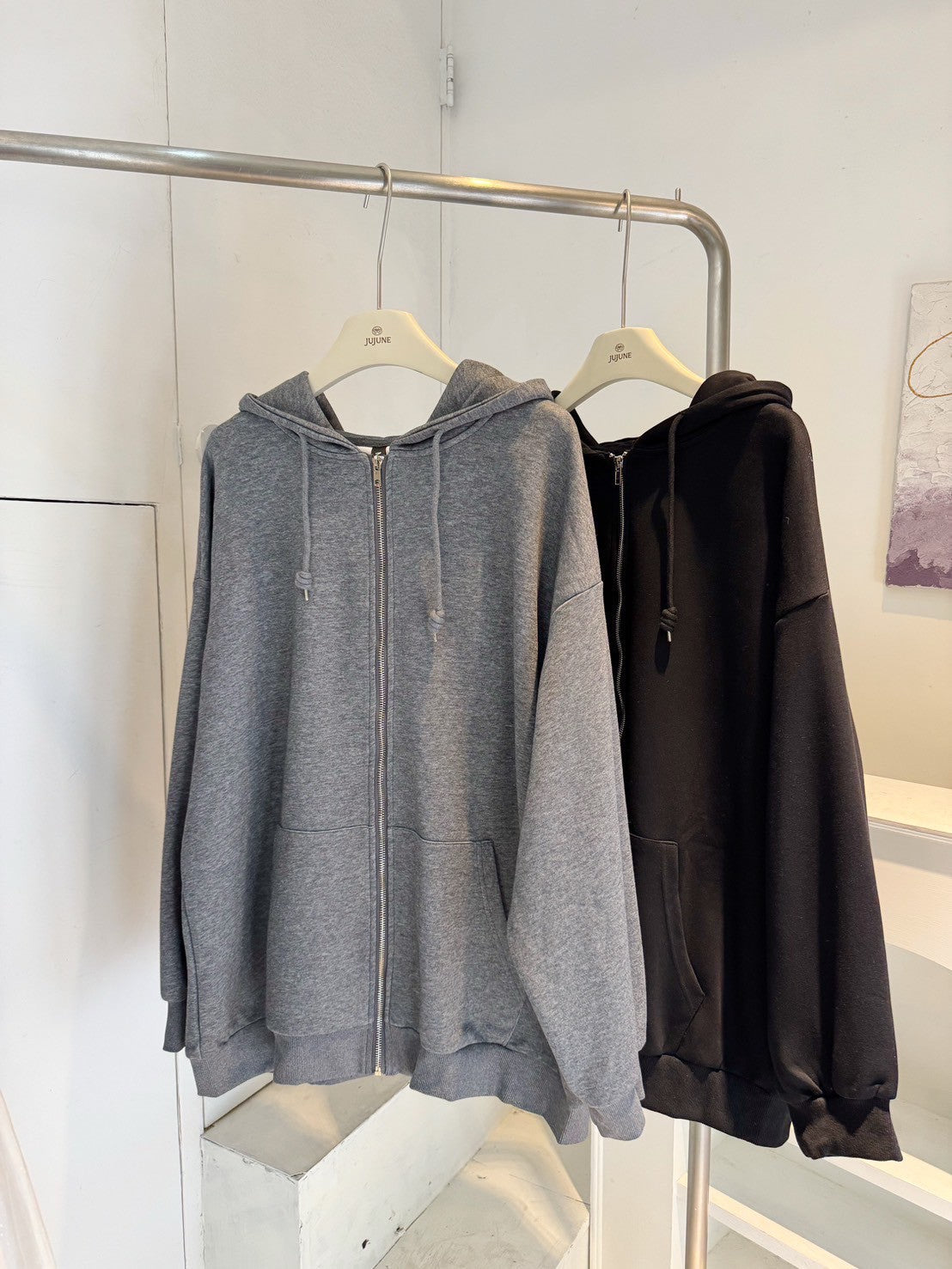 太空棉大連帽外套