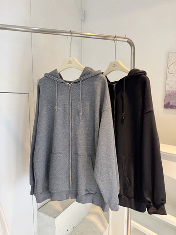 太空棉大連帽外套