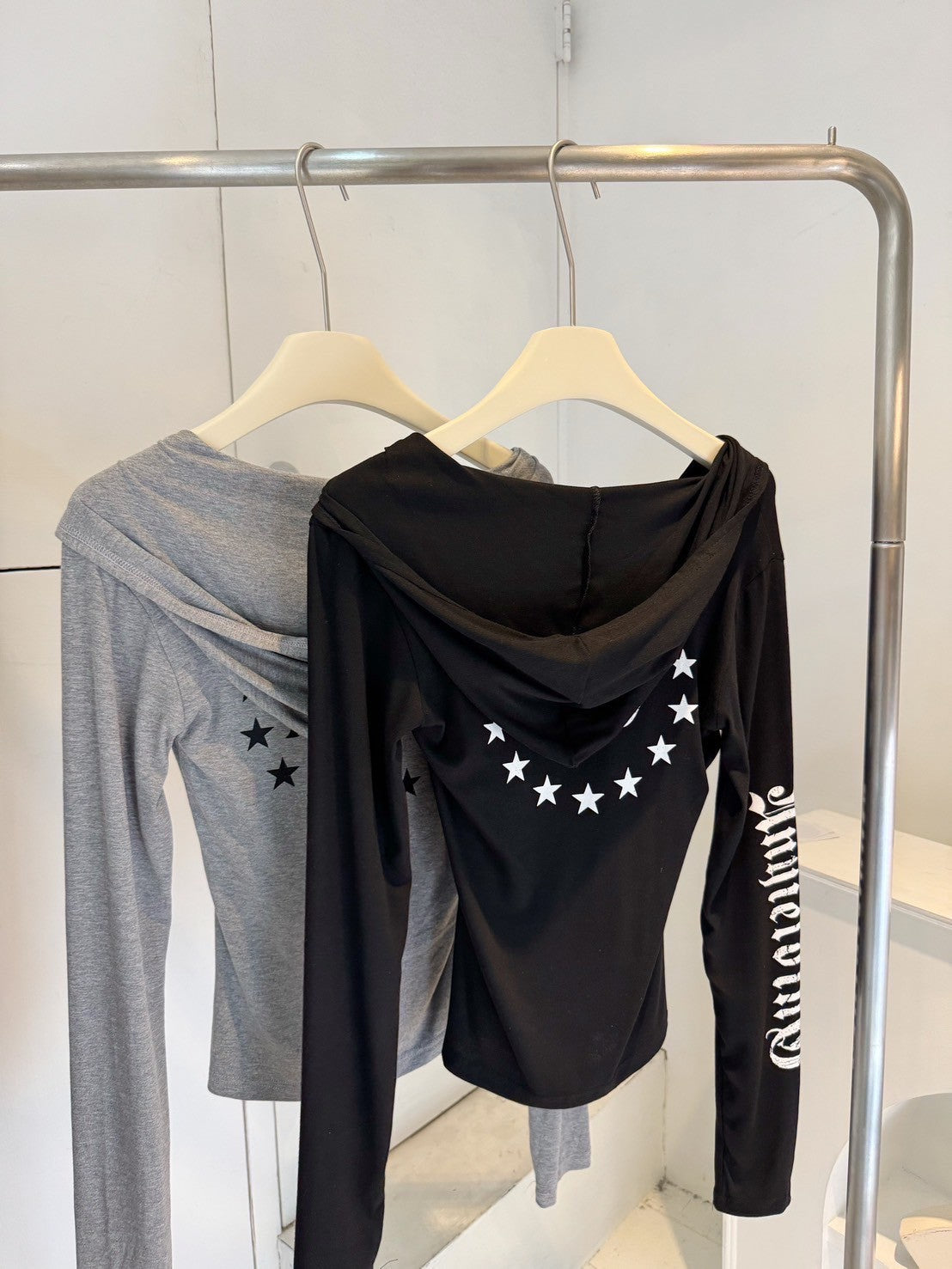 歌德風連帽彈力上衣