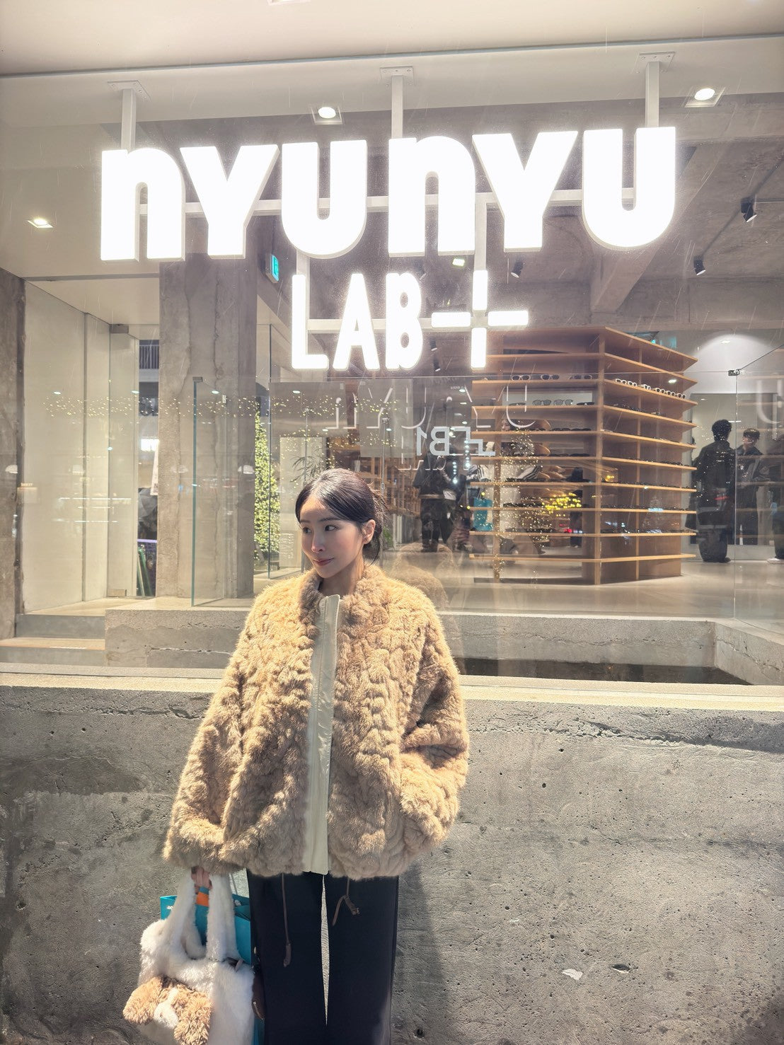 雙面穿毛毛防潑水夾克