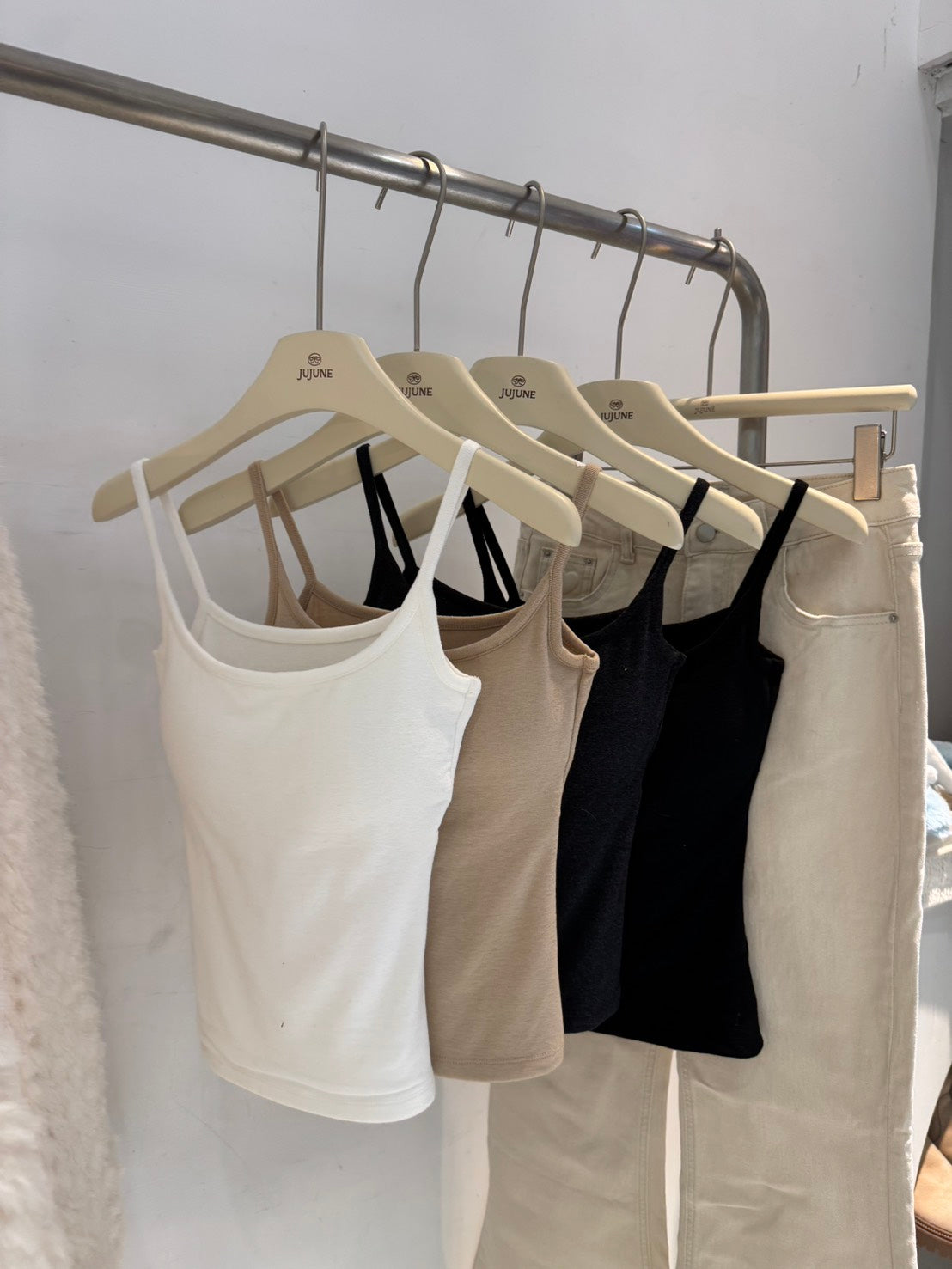 磨毛胸墊小背心