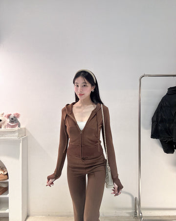 顯瘦發熱羊絨套裝