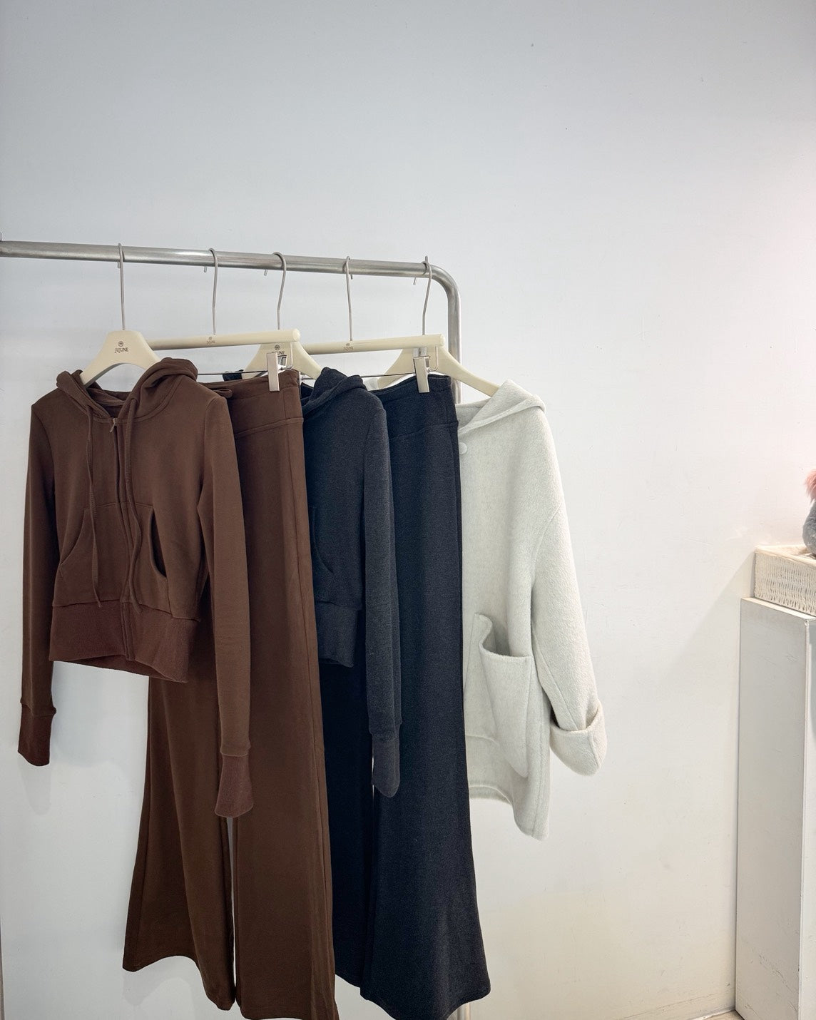 顯瘦發熱羊絨套裝