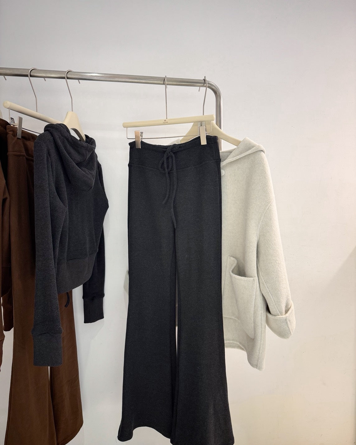 顯瘦發熱羊絨套裝