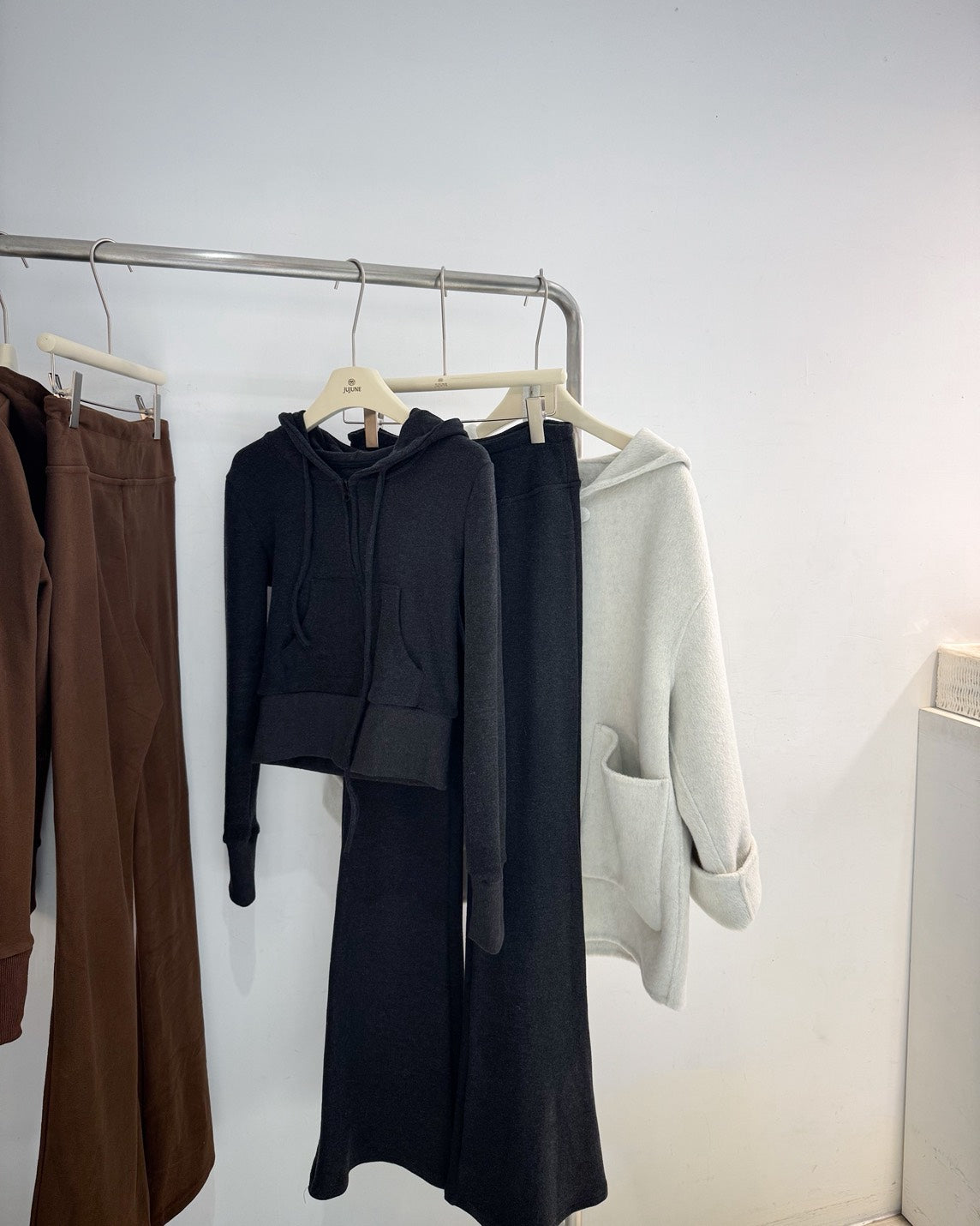 顯瘦發熱羊絨套裝