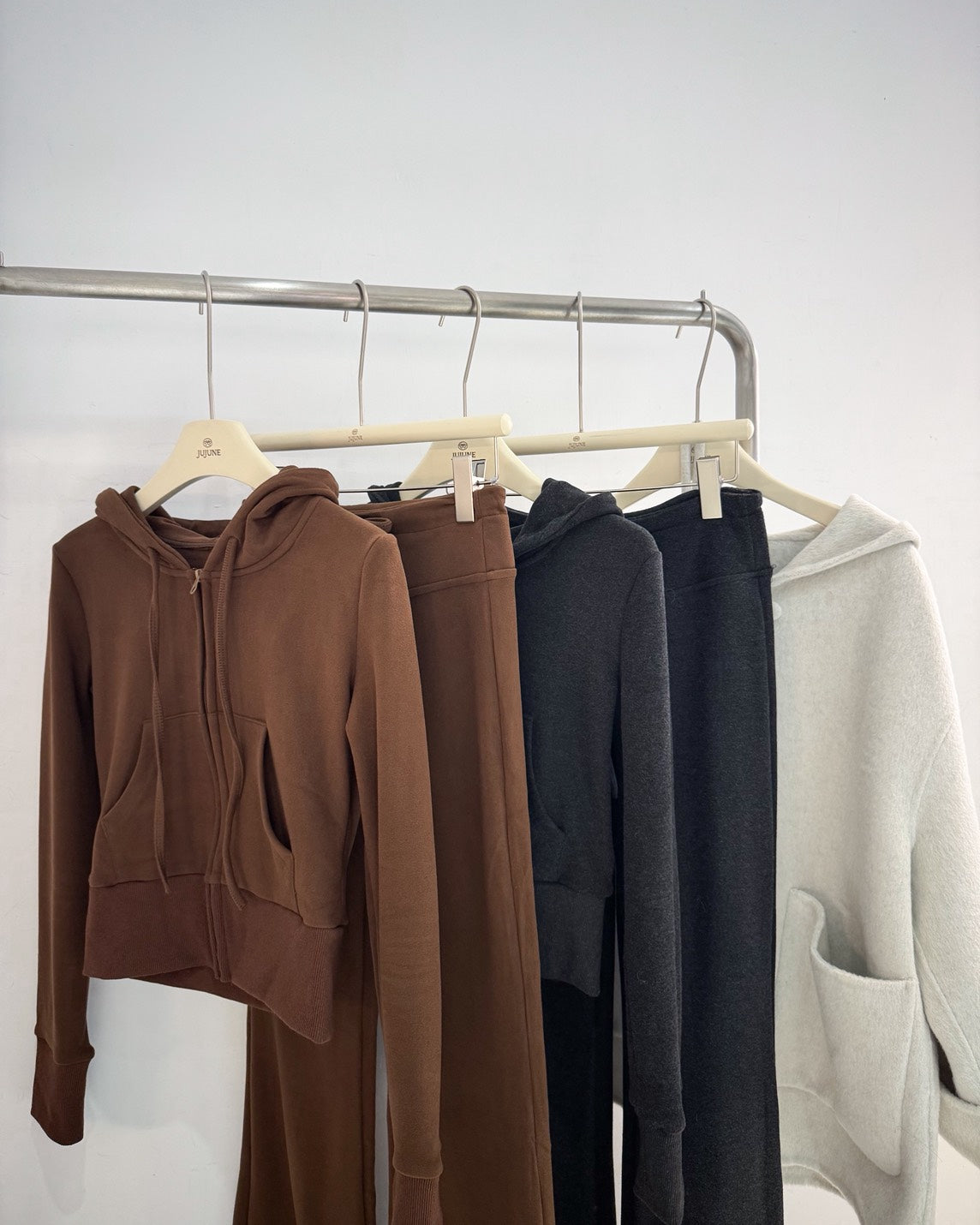 顯瘦發熱羊絨套裝