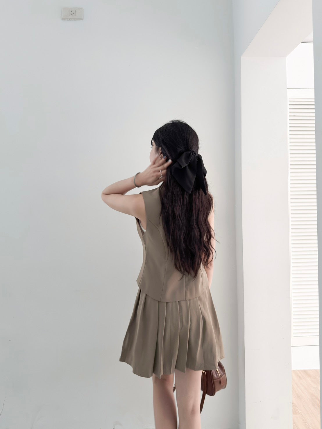 輕奢感百摺褲裙