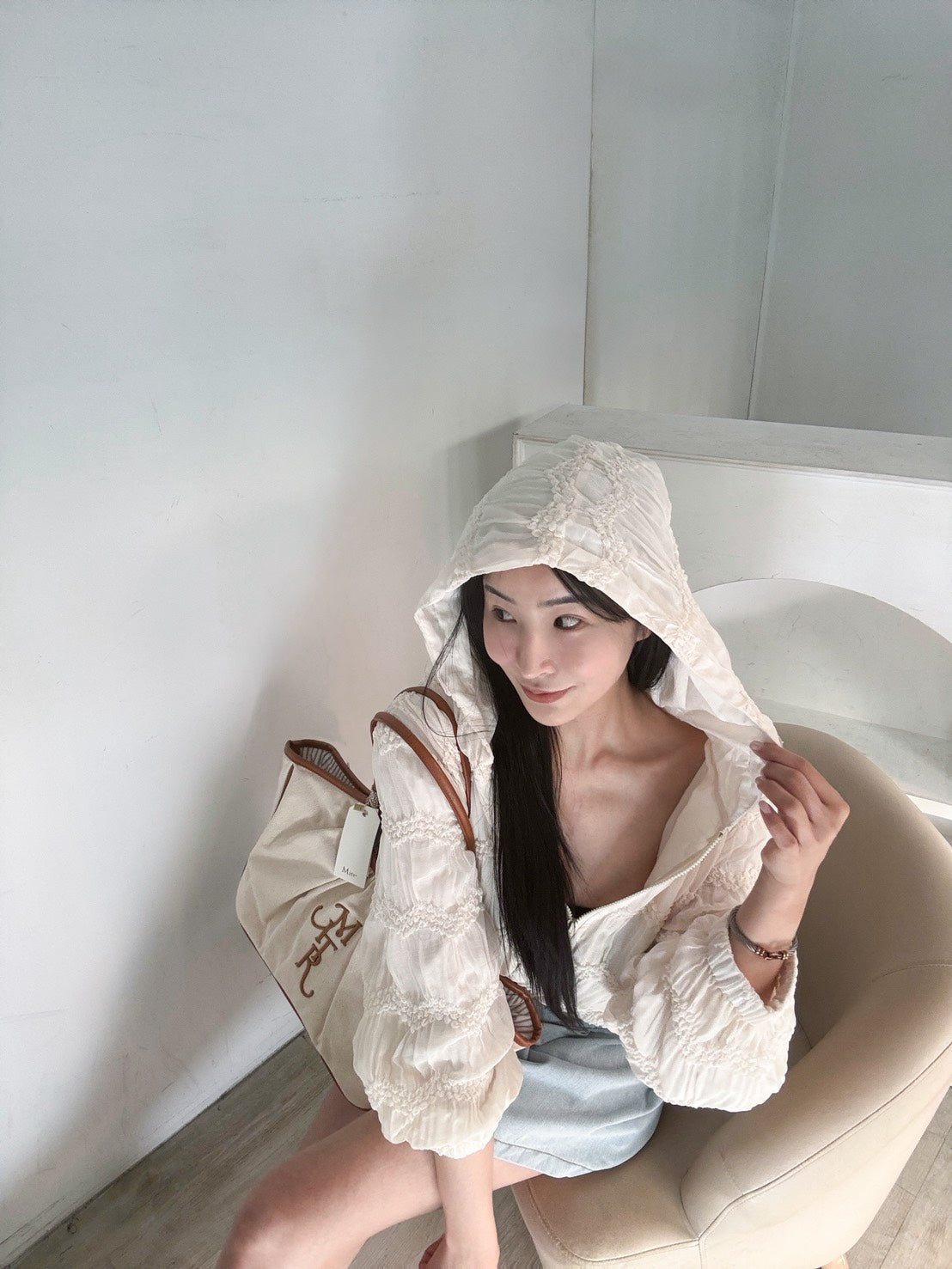 設計款仙女連帽外套