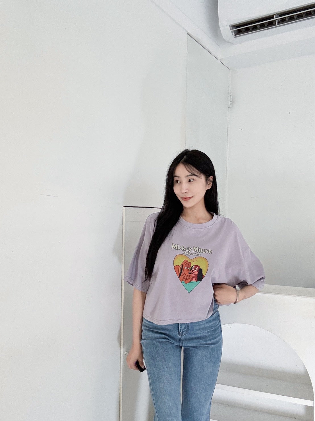 狗狗寬領口涼感TEE