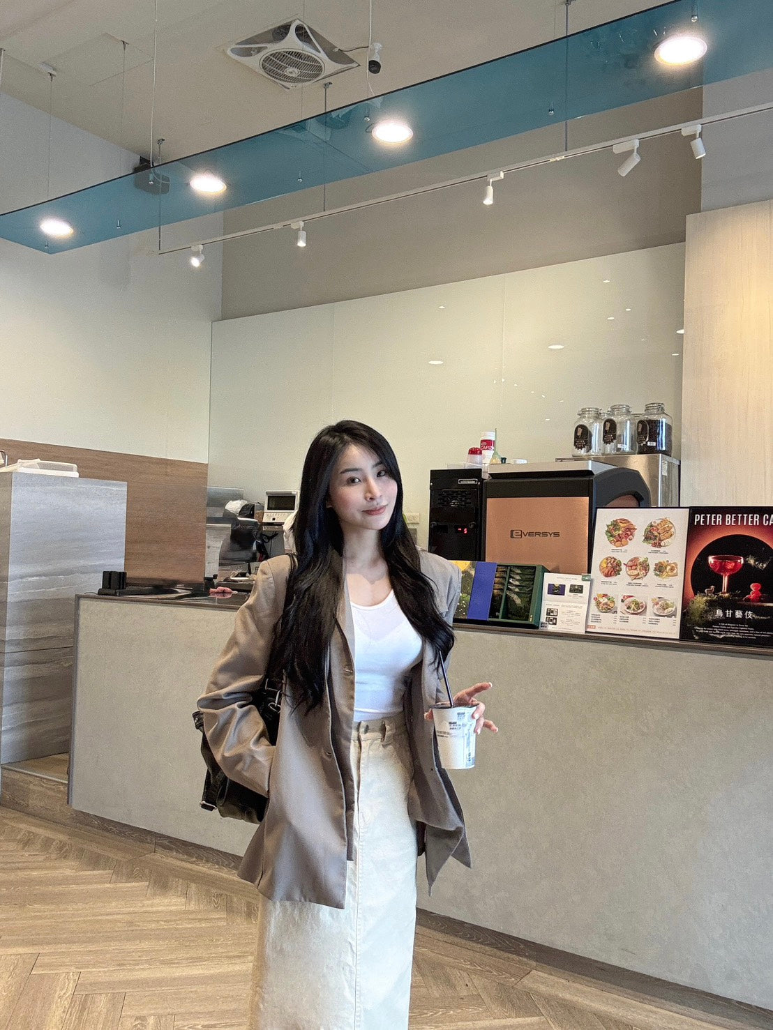 設計款兩穿西裝外套