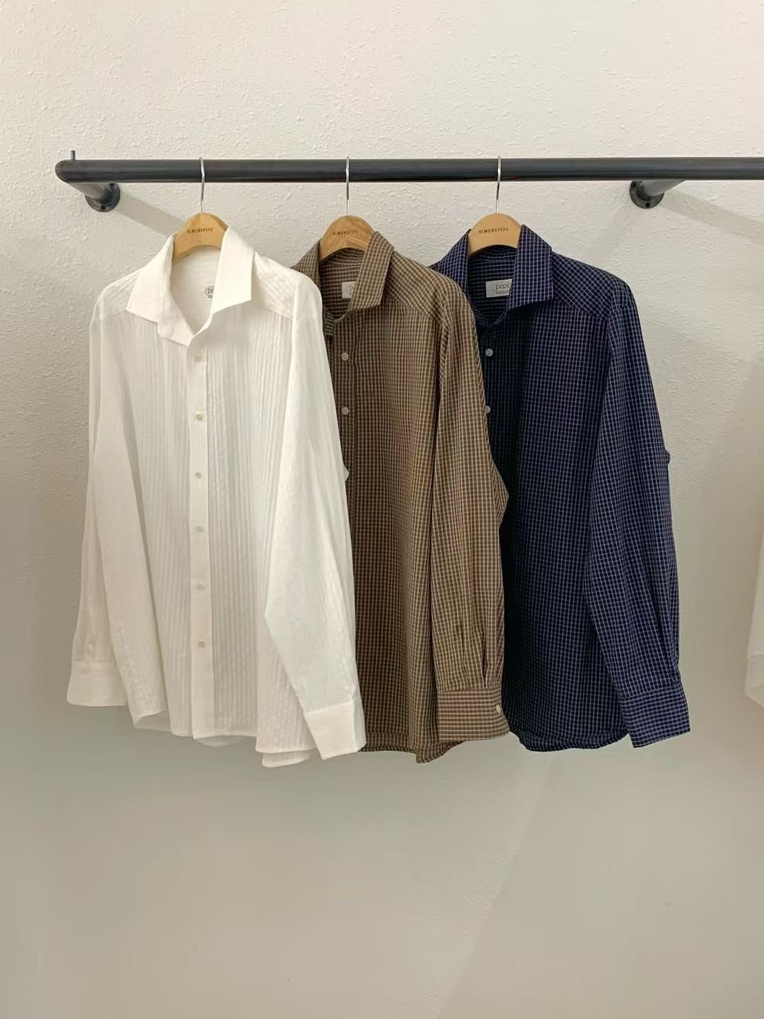 A10.高質感小格紋襯衫