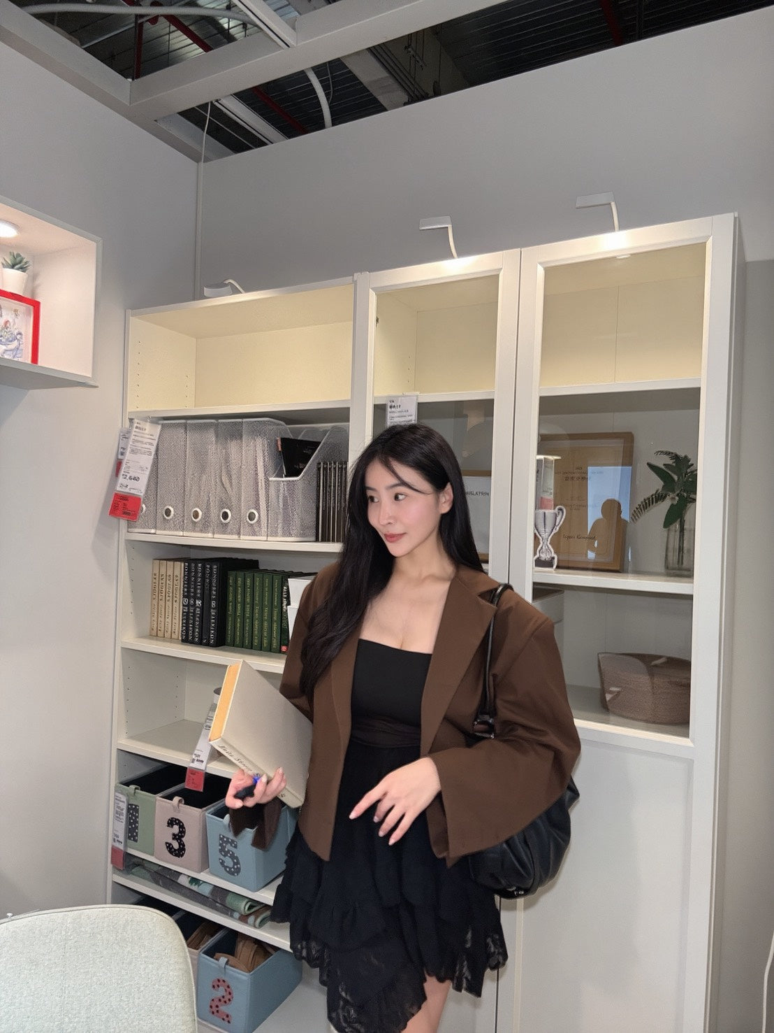 設計款廓型短版西外