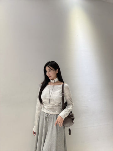 歐美感彈力上衣