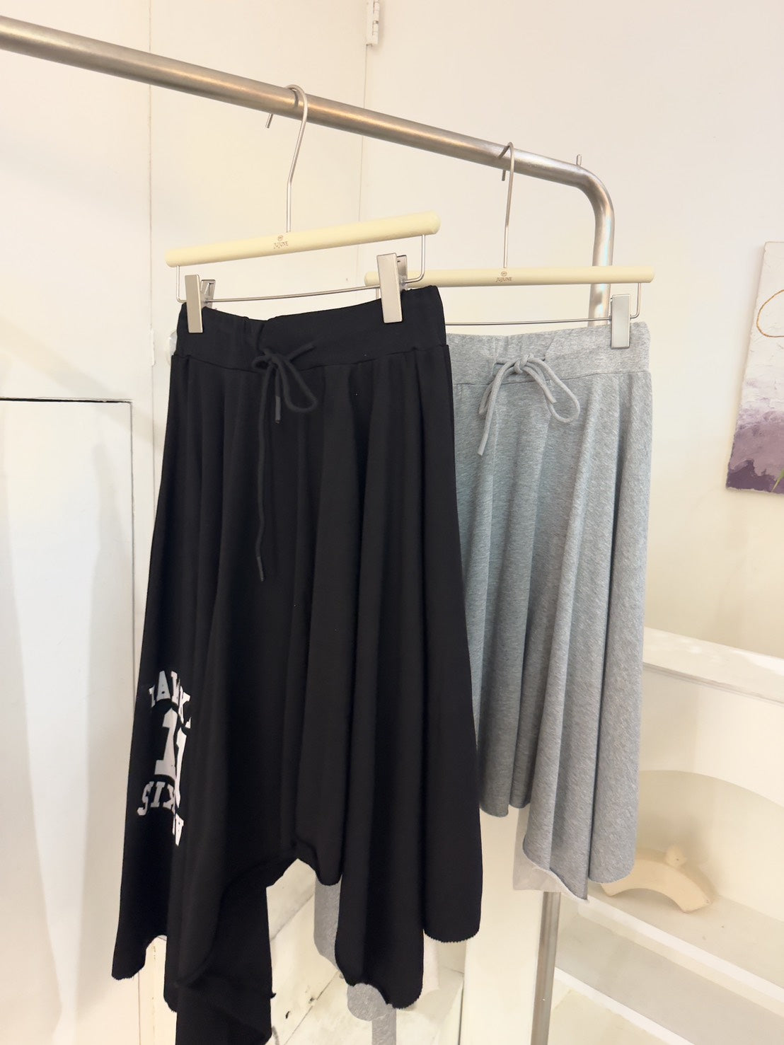 不規則棉質長裙